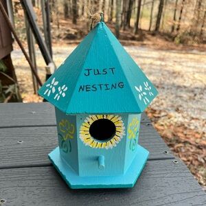 Handpainted Decorative Birdhouse